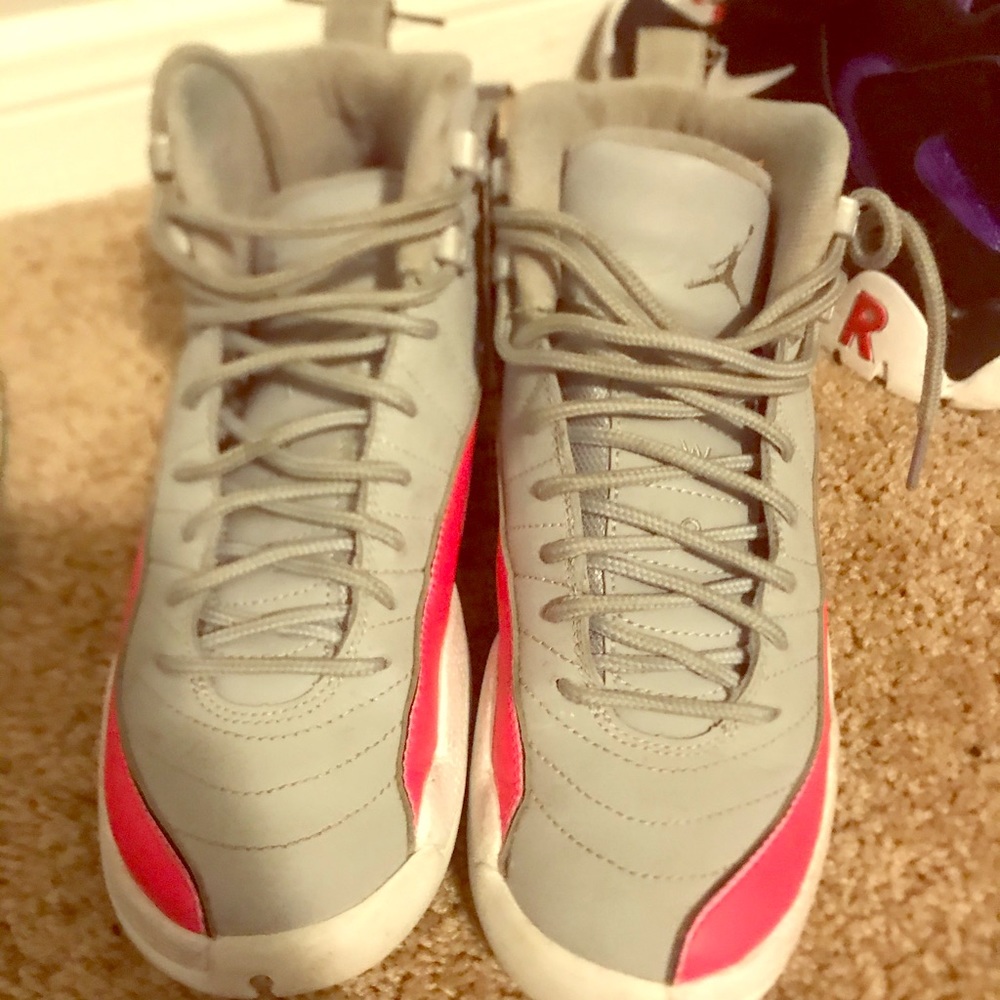 Pink and Gray Jordan 12